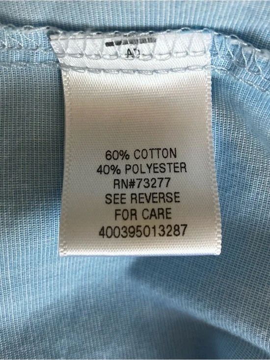 🔥Croft & Barrow Men’s Light Blue Casual Button-Down Short Sleeve Shirt- Size XL - Picture 10 of 11